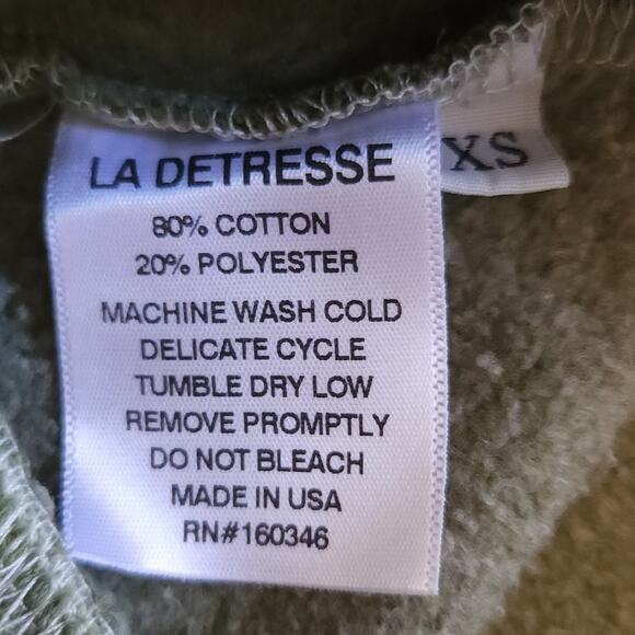 LA DETRESSE The Lovers Gemini colorblock sweatpants two tone joggers Size XS NEW - Picture 9 of 12